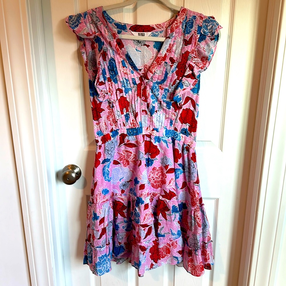 Light Ruffle Mini Dress